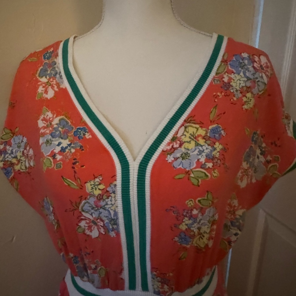Dress Matilda Jane Floral Coral Maxi - Picture 2 of 9